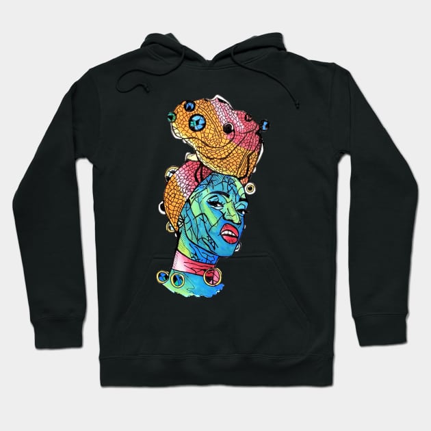 Back Off Hoodie by KazArtDesigns